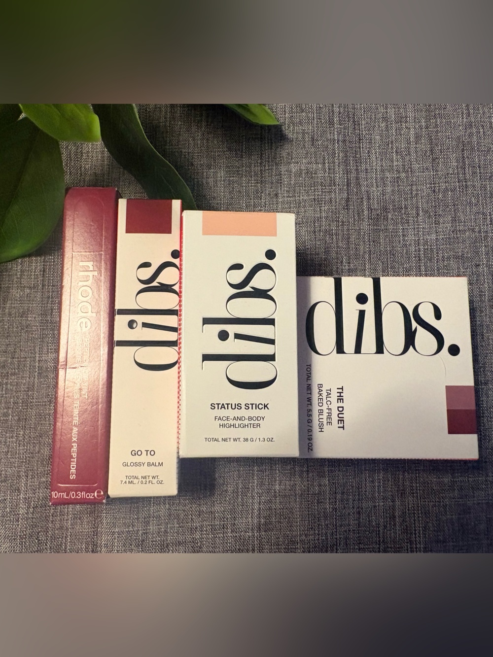 dibs beauty bundle & 1 Rhode